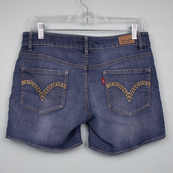 Levi's midi jean shorts-7 - Picture 3 of 3